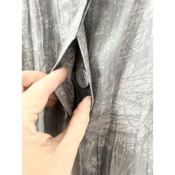 Coldwater Creek Jacket Size Medium Petite 100% Linen Gray Journey New NWT $89 - Picture 10 of 10